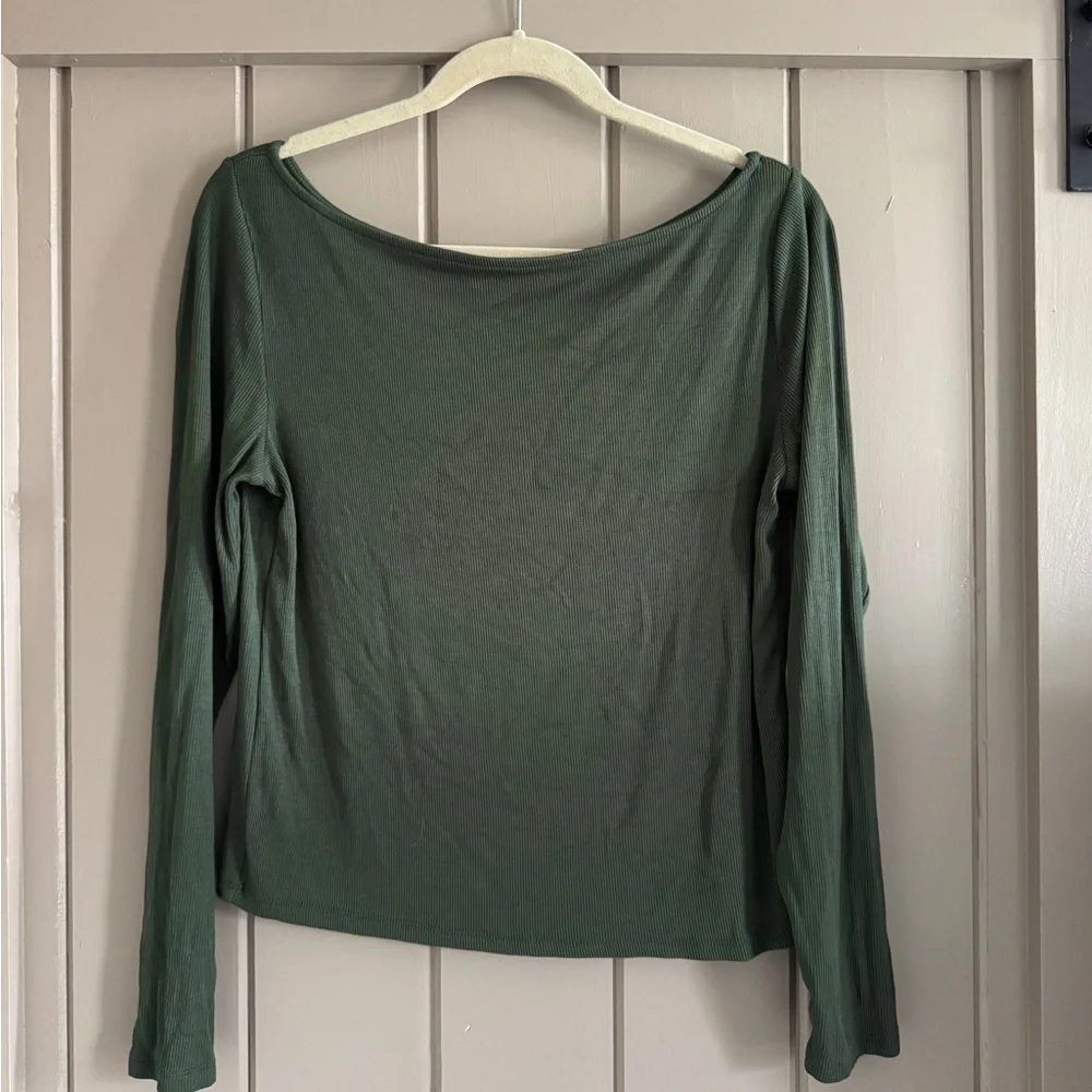 Wild Fable Ribbed Boatneck Top - Picture 2 of 4